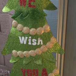 Metal Christmas Yard Sign