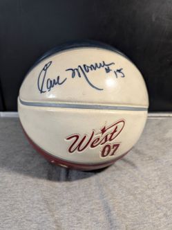 2007 NBA All-Star Basketball Signed By Earl Monroe