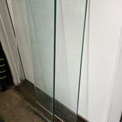 14”x28”x0.4” Two Glass panels