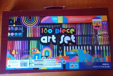 180 Piece Art Set w/ Carrying Case