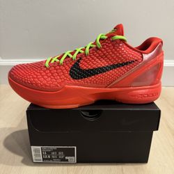 Kobe 6 Protro Reverse Grinches Sz 11