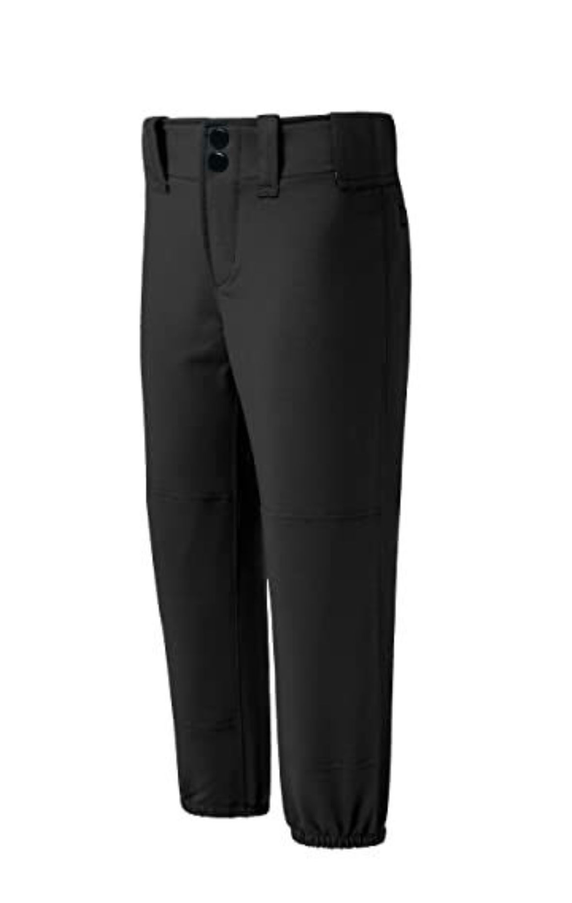 Willit Women's Softball Pants Belted Low Rise Fastpitch Pants UPF 50+ Black XS