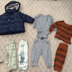 Baby Boy Clothes Size 6-18 Months