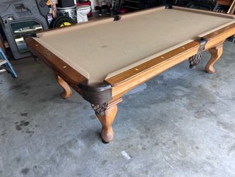 Pool table 8ft- Olhausen- New color felt Of Choice- Free Delivery