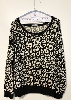 White & black blouse