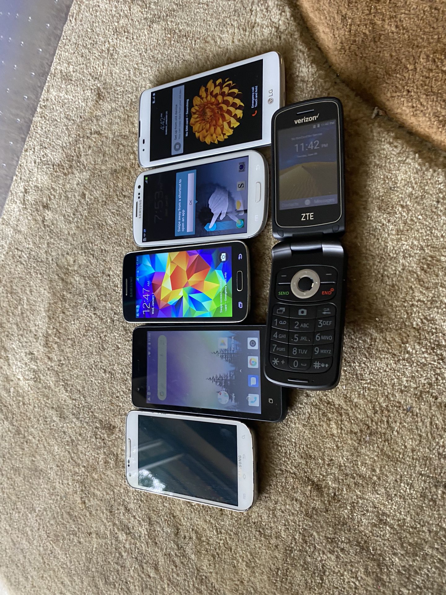 6 Android and Samsung Phones 