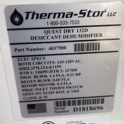 Commercial Dehumidifier 