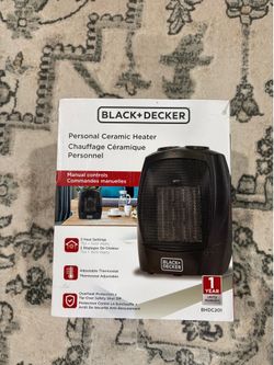 Black and decker personal heater