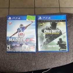 Madden 16 And Call Of Duty Infinite Warfare $20 Each Or $35 For Both 