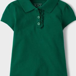 The Children's Place Ruffle Uniform Shirt