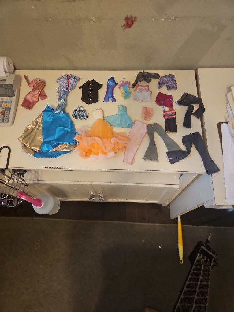 Lot Of Barbie Clothes