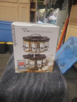 New 16 jar spice rack..