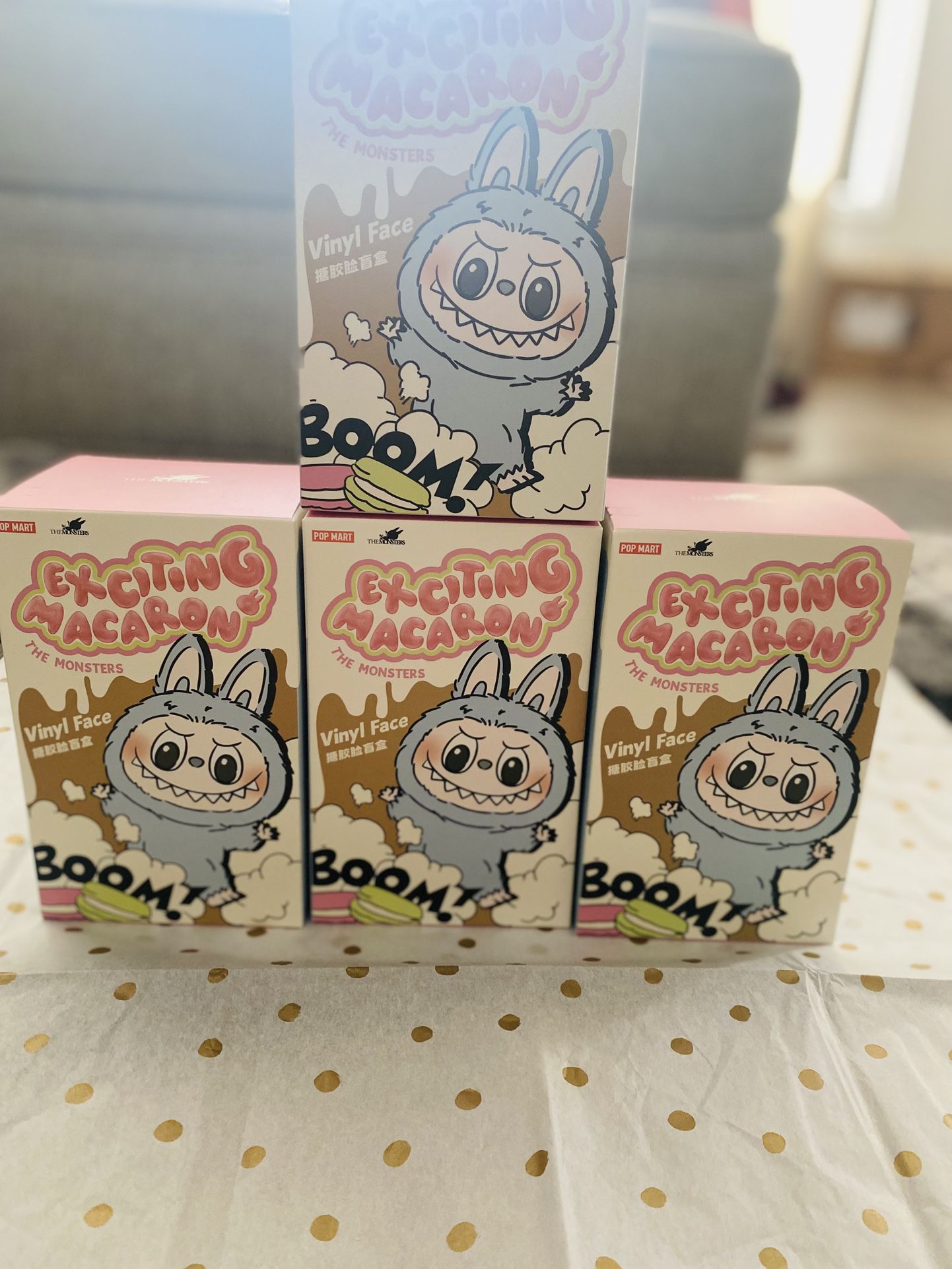 POPMART The Monsters Exciting Macaron Vinyl Face Blind Box