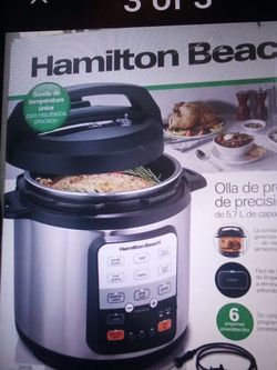 Hamilton Beach Precision Pressure Cooker 5.7L