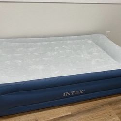 Intex Twin Air Mattress w/ Built-in Pump (18” Height) 