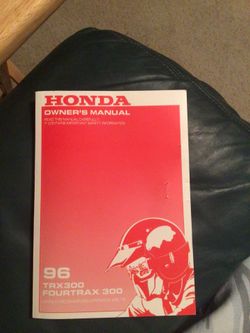 Original Honda Owners Manual 
