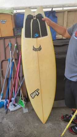 Vintage Surfboard with Traction Pad