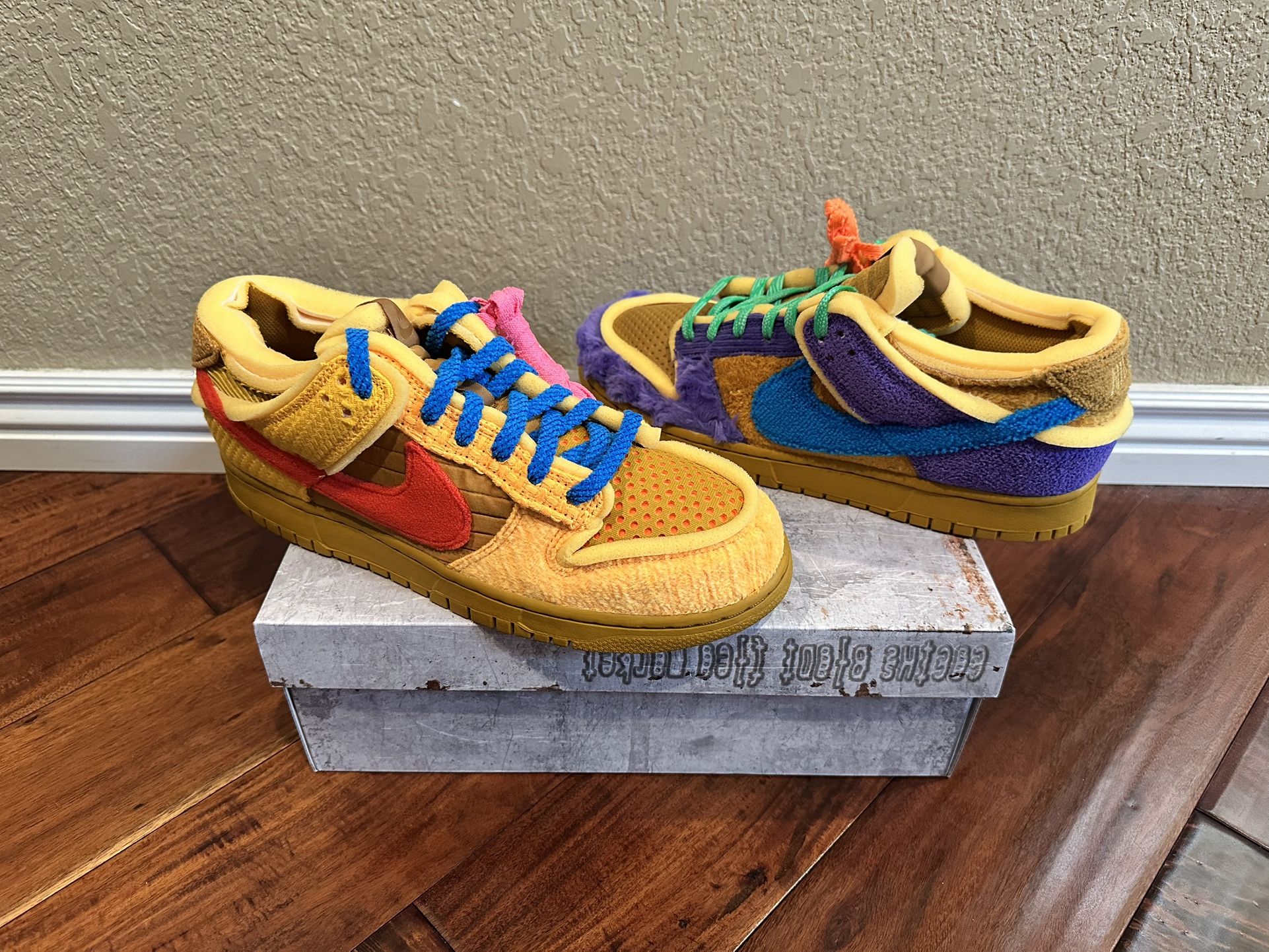 Nike Dunk Low Cactus Plant Flea Market Swamp Sponge Psychic Purple Size 10.5 New