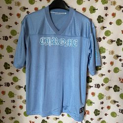 Chrome Hearts Mesh Stadium Blue Jersey Blue Size L