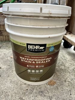 Behr Waterproofing And Stain Semi Transparent 