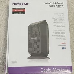  Netgear CM700 High-Speed Cable Modem – DOCSIS 3.0 (32×8