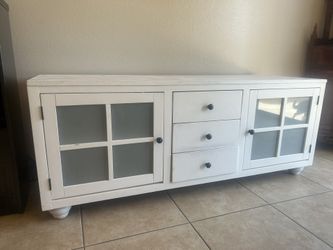 TV Stand 24” High 62” Wide. 22” Deep