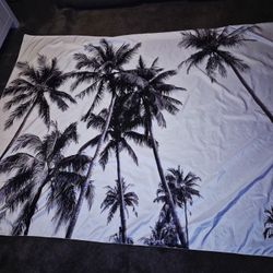 Huge Palm Tree Tapestry