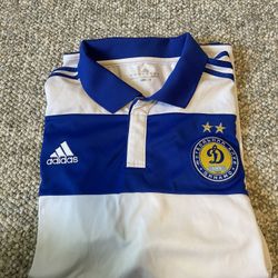 Dynamo Kiev Home football shirt 2011 Soccer Adidas Jersey Rare White Size L