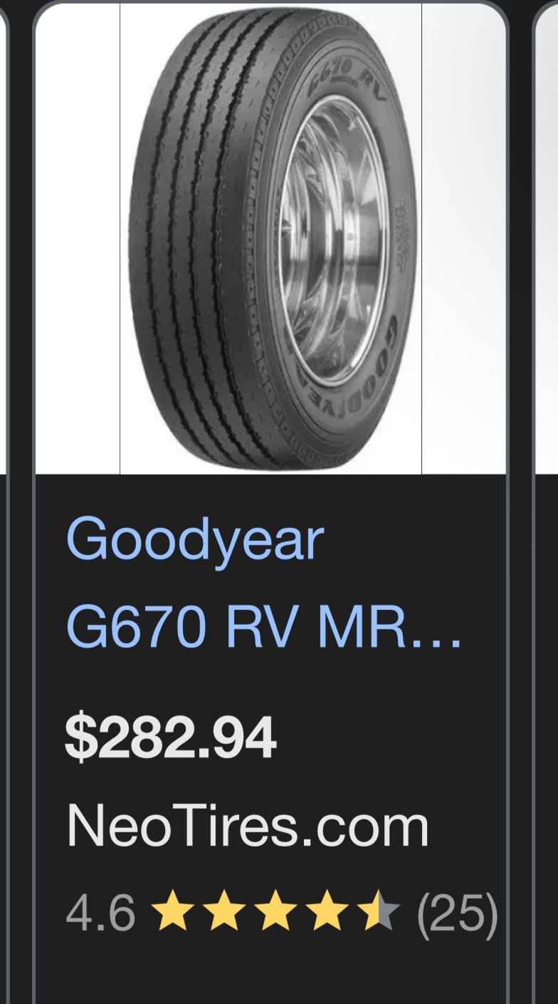 RV Truck tires