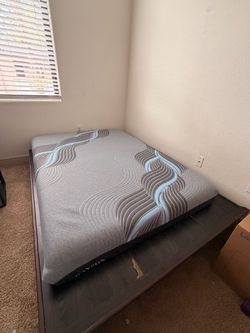 Firm Full size mattress and bed frame