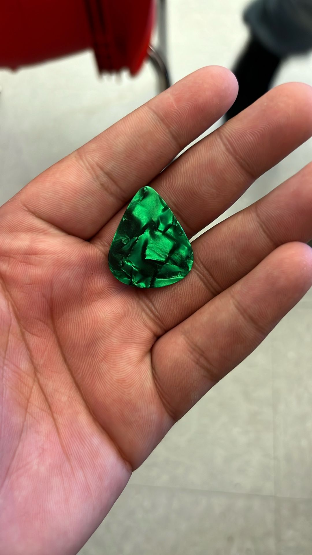 Green Guitar Chip