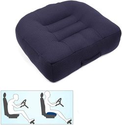 Srutirbo Car Booster Seat Cushion Raise The Height for Short People Driving Hip (Tailbone) and Lower Cack Fatigue Relief Suitable for Trucks, Cars