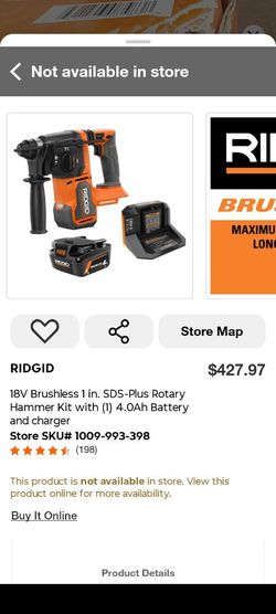Ridgid rotary hammer