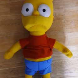 The Simpsons Bart Simpson Plush Toy Universal Studios 2018 Matt Groening