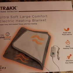 Soft Large Electric Heating Blanket by TRAKK - Brand New Sealed! Thumbnail