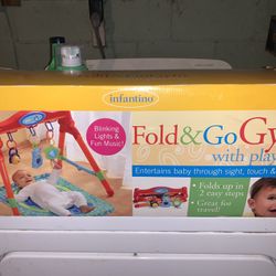 NEW Infantino Fold & Go Baby Gym – Playmat Included!