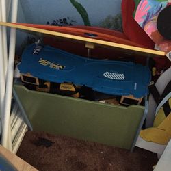 Toy box full of toys