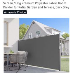 Retractable Awning 118” x 71”