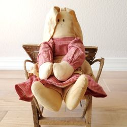 Handmade Bunny Doll (Easter) - Coneja (Pascua)