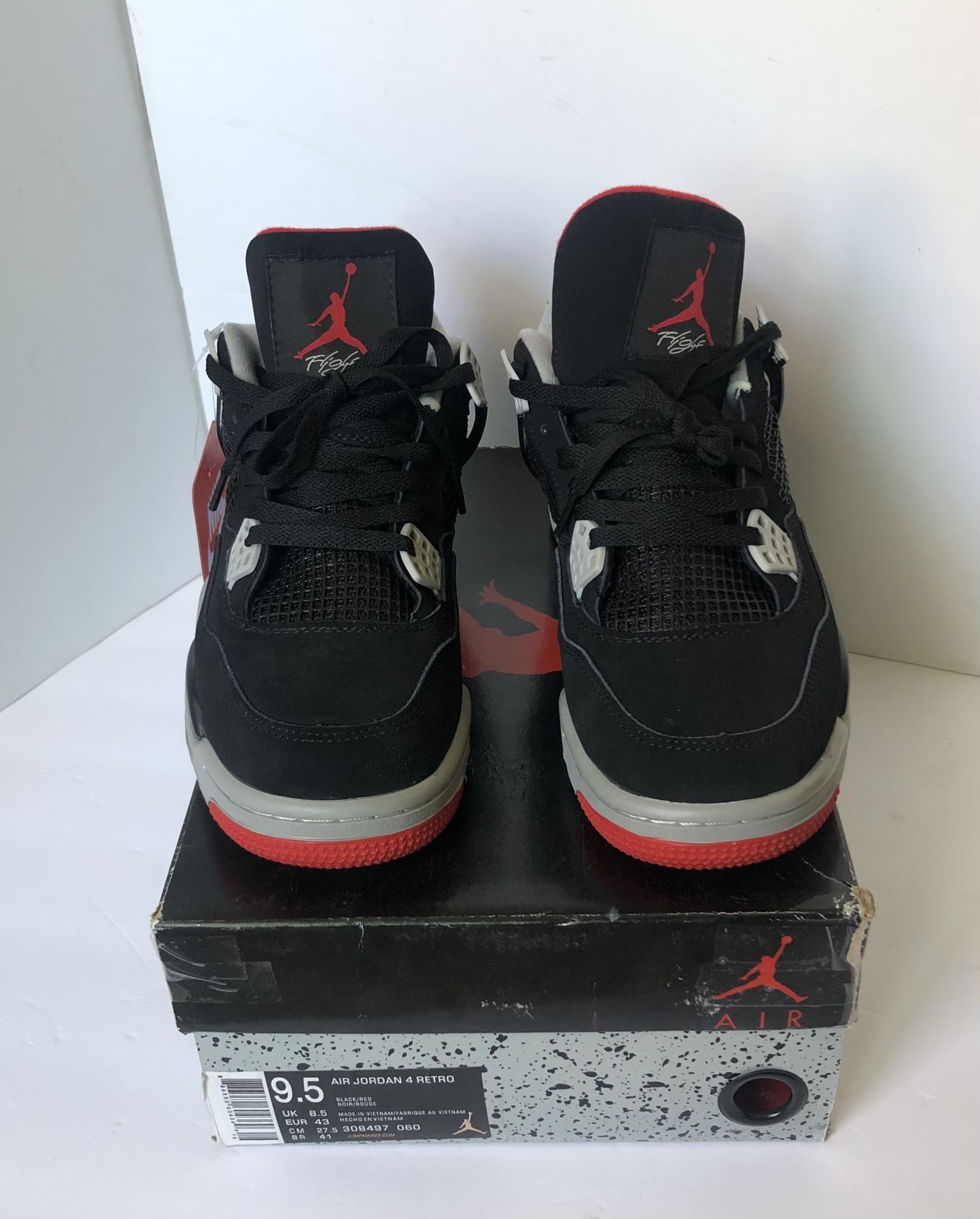 Air Jordan 4 Retro OG ‘Bred’ 2019 308497-060