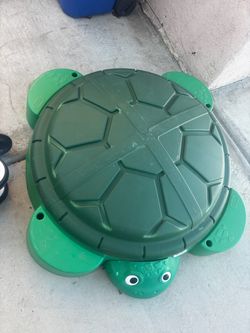 Turtle sand box