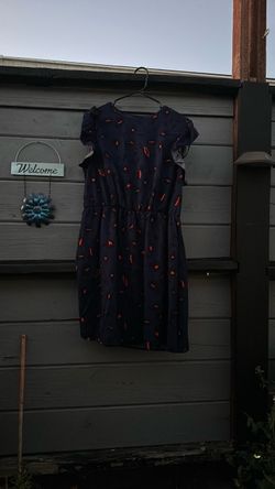 XL blue dress