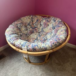 Papasan Chair + Cushion 