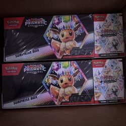 Pokemon Prismatic Evolutions Booster Bundle + Surprise Box Bundle (Sam's Club)