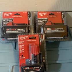 Milwaukee Batteries 