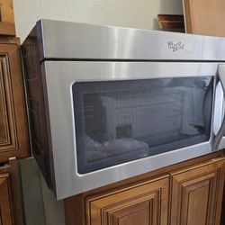 Works Great! Whirlpool Over the range Microwave