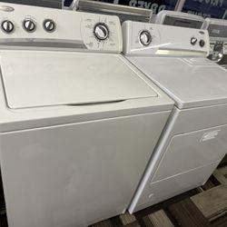 Whirlpool Washer And Dryer Set With Warranty 