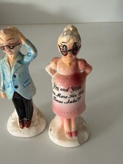 Vintage salt and pepper shakers