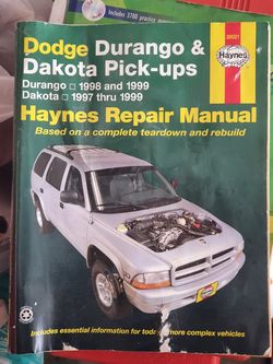 1998 1999 Durango Dakota 1997-1999 repair book