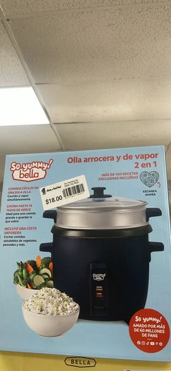 Bella So Yummy 16-Cup Rice Cooker and Steamer